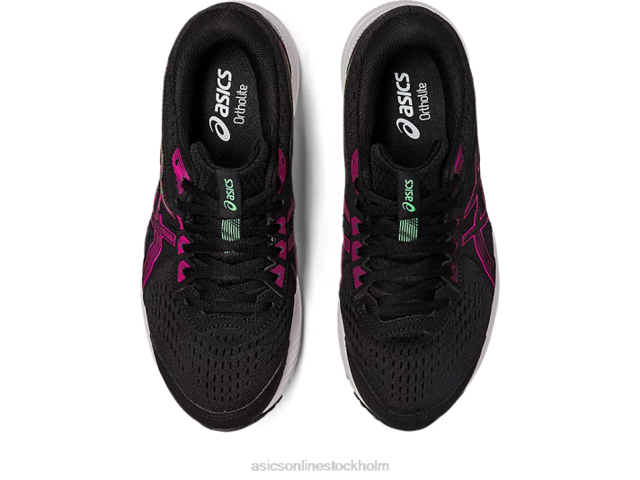 Asics gel-contend 8 kvinnor D6D02437 svart/rosa rave