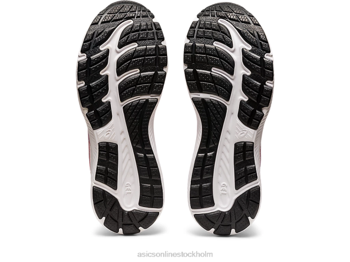 Asics gel-contend 8 kvinnor D6D02657 vit/röd varning