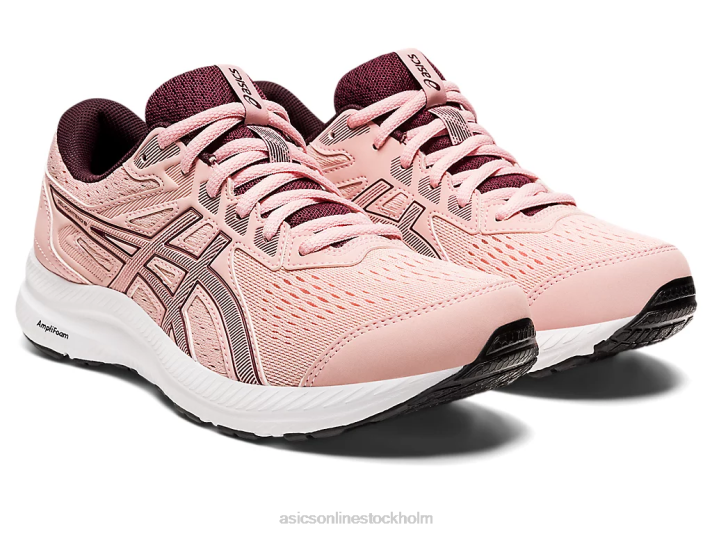 Asics gel-contend 8 kvinnor D6D02677 frostad ros/djup mars