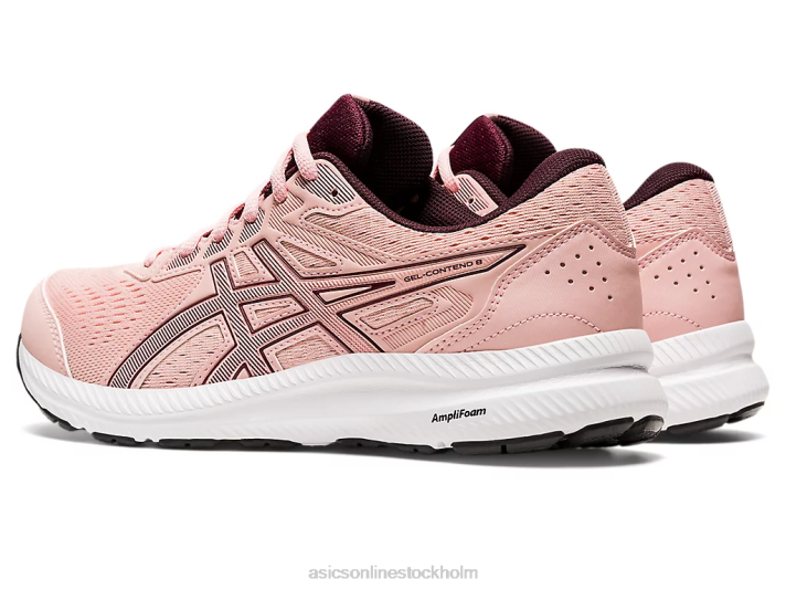 Asics gel-contend 8 kvinnor D6D02677 frostad ros/djup mars