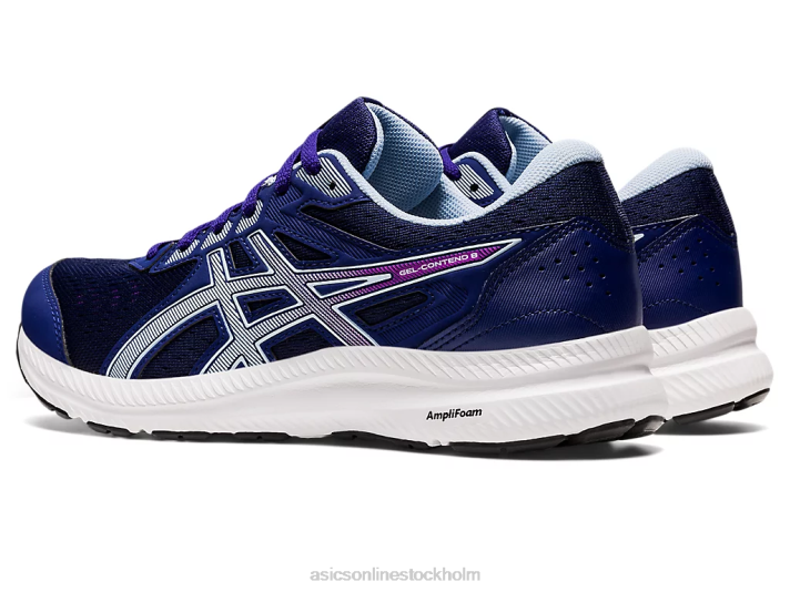 Asics gel-contend 8 kvinnor D6D02680 dyk blå/mjuk himmel