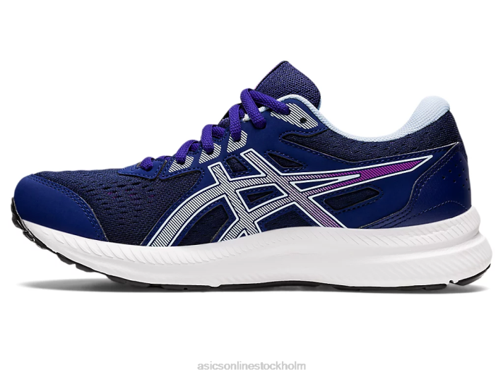 Asics gel-contend 8 kvinnor D6D02680 dyk blå/mjuk himmel