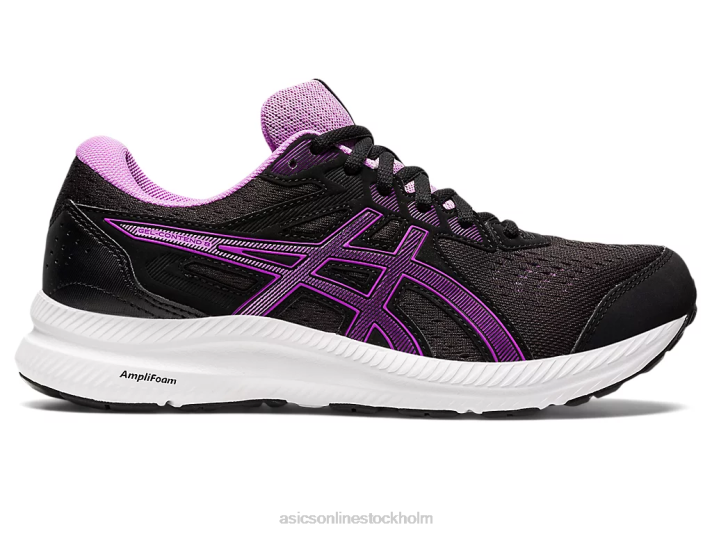 Asics gel-contend 8 kvinnor D6D02683 svart/orkidé
