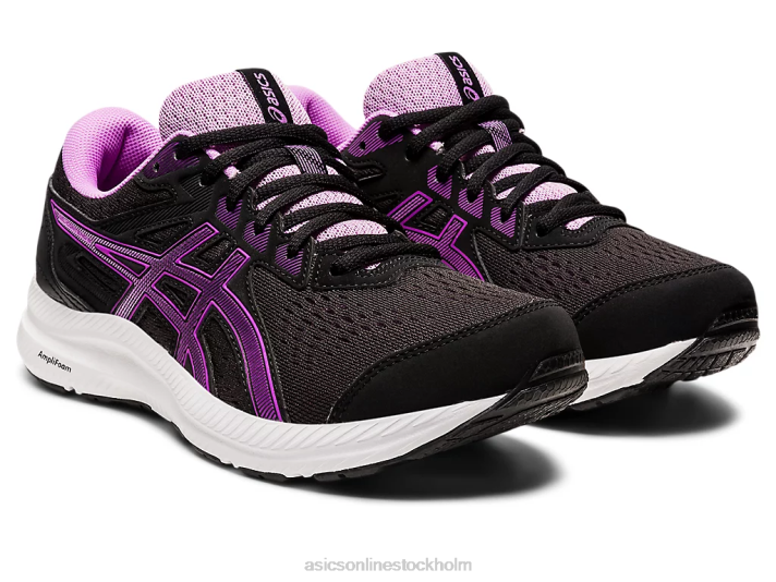 Asics gel-contend 8 kvinnor D6D02683 svart/orkidé