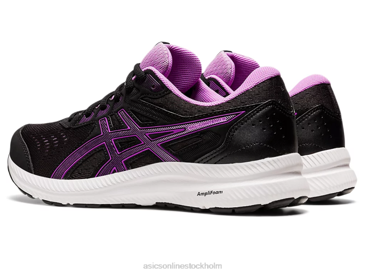 Asics gel-contend 8 kvinnor D6D02683 svart/orkidé