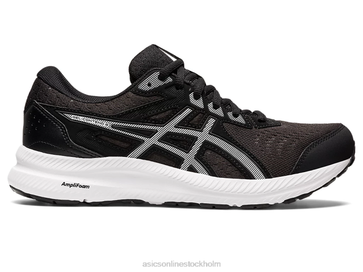 Asics gel-contend 8 kvinnor D6D02684 svart vit