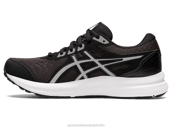 Asics gel-contend 8 kvinnor D6D02684 svart vit