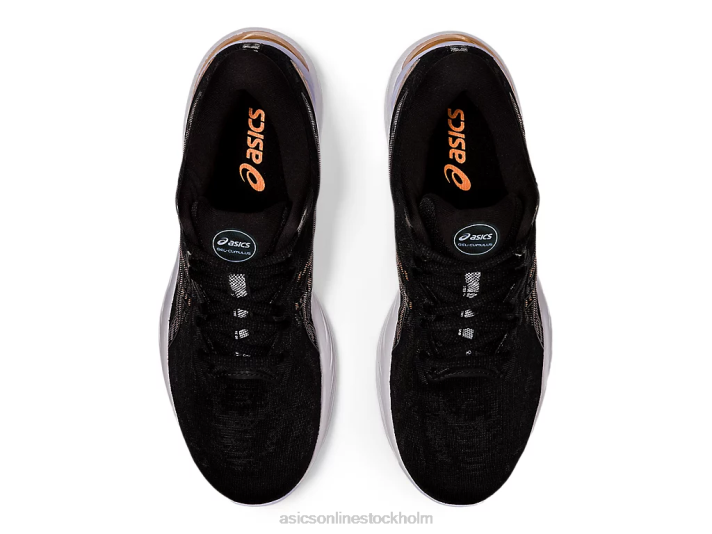Asics gel-cumulus 23 bred kvinnor D6D03929 svart/sol persika