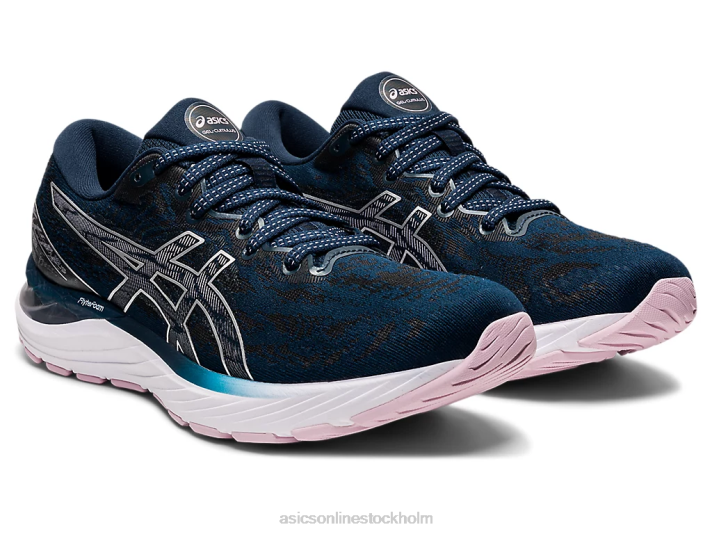 Asics gel-cumulus 23 kvinnor D6D03357 fransk blå/rent silver