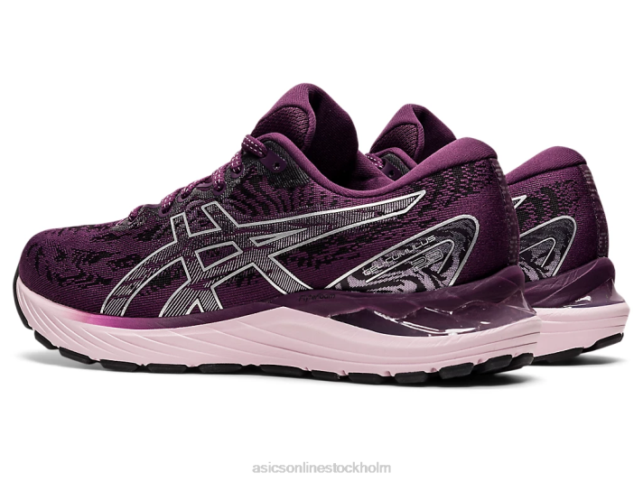 Asics gel-cumulus 23 kvinnor D6D03551 djupt plommon/rent silver