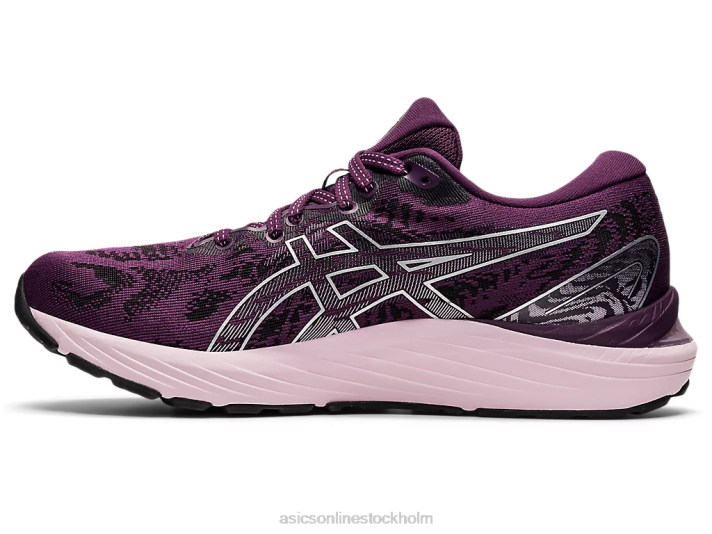 Asics gel-cumulus 23 kvinnor D6D03551 djupt plommon/rent silver