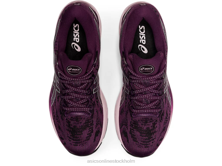 Asics gel-cumulus 23 kvinnor D6D03551 djupt plommon/rent silver