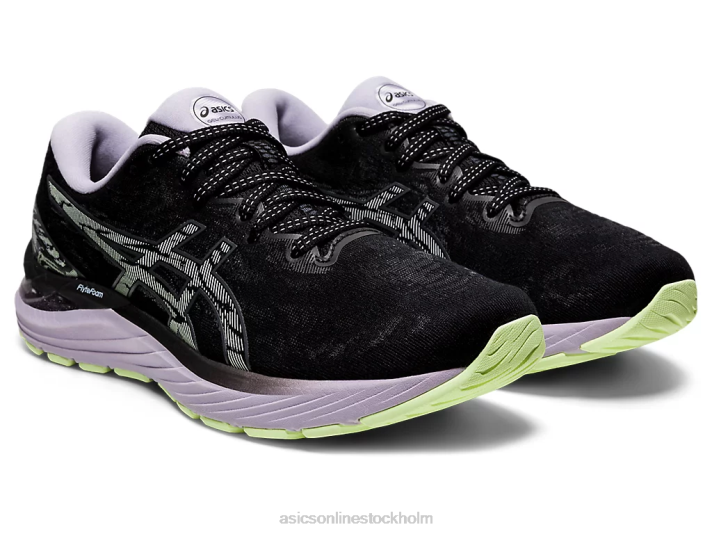 Asics gel-cumulus 23 kvinnor D6D03869 svart/bärgrå