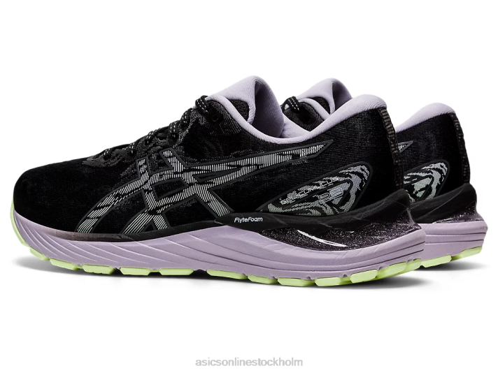 Asics gel-cumulus 23 kvinnor D6D03869 svart/bärgrå