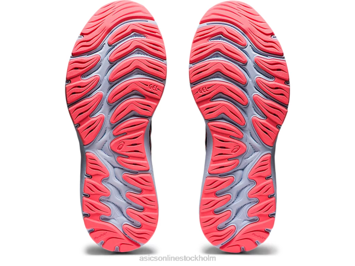 Asics gel-cumulus 23 kvinnor D6D03886 svart/flammande korall