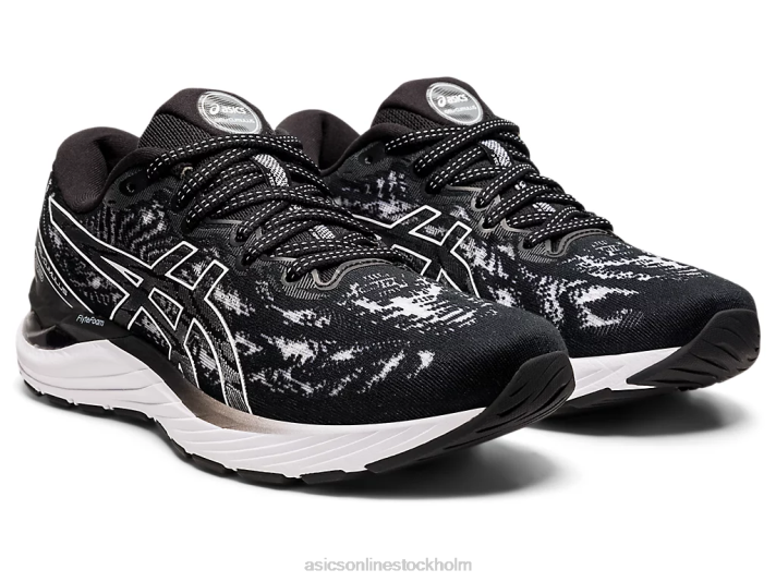 Asics gel-cumulus 23 kvinnor D6D03934 svart vit