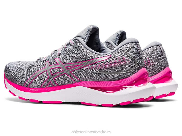 Asics gel-cumulus 24 bred kvinnor D6D03207 sheet rock/rosa glo