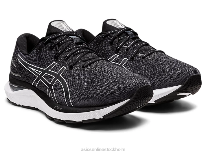 Asics gel-cumulus 24 bred kvinnor D6D03246 bärare grå/vit