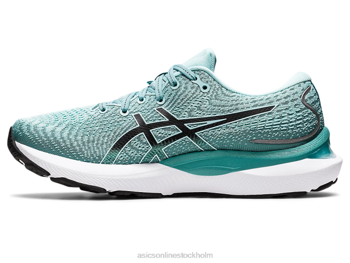 Asics gel-cumulus 24 bred kvinnor D6D03249 oasis grön/svart