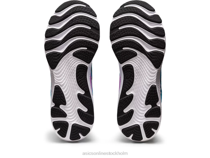 Asics gel-cumulus 24 ekiden kvinnor D6D02733 akvarium/svart