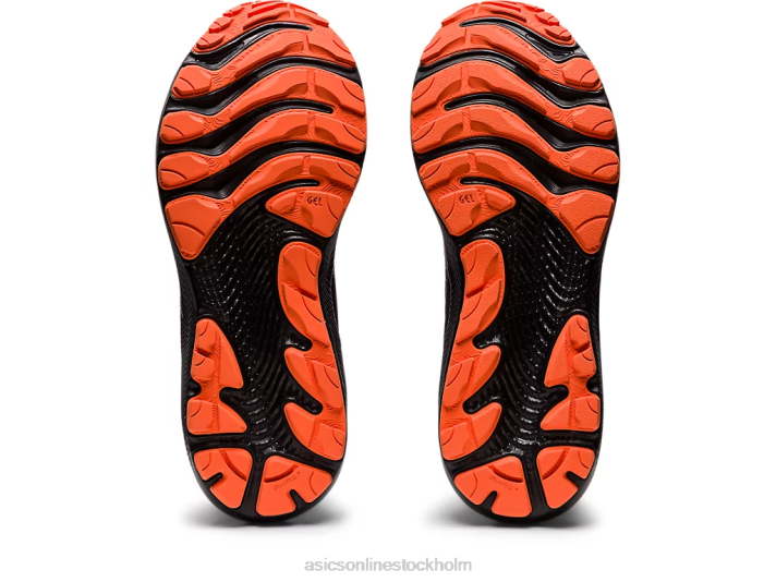 Asics gel-cumulus 24 gtx kvinnor D6D02591 nattskugga/nova orange