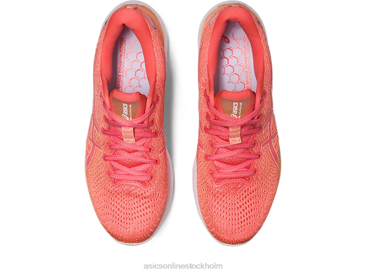 Asics gel-cumulus 24 kvinnor D6D02393 papaya/vit