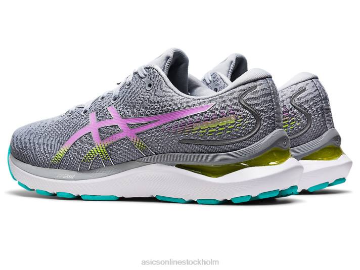 Asics gel-cumulus 24 kvinnor D6D02715 piemontegrå/lavendel glöd
