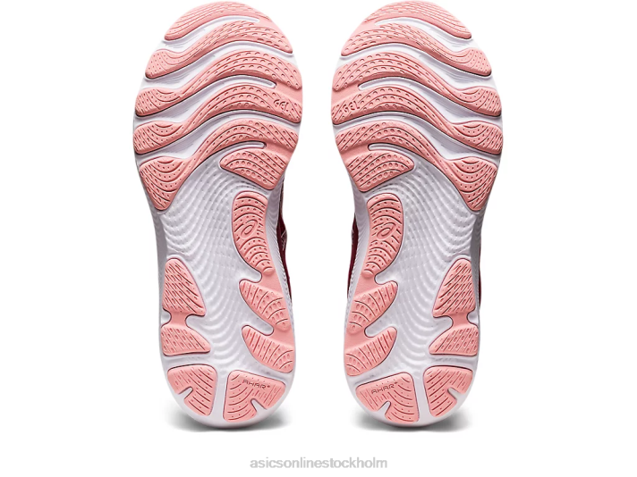 Asics gel-cumulus 24 kvinnor D6D02858 tranbär/frostad ros