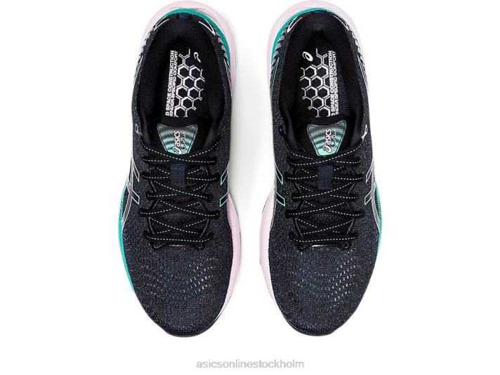 Asics gel-cumulus 24 kvinnor D6D03237 svart/salvia