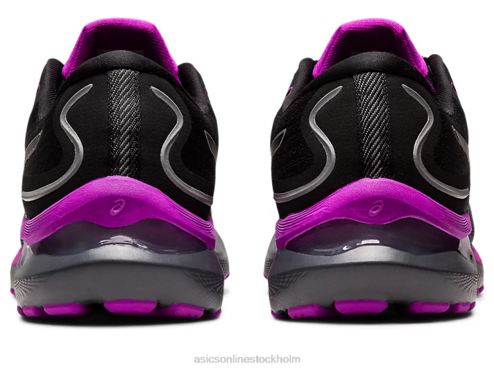 Asics gel-cumulus 24 lite-show kvinnor D6D02675 svart/orkidé