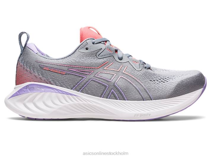 Asics gel-cumulus 25 bred kvinnor D6D02220 sheet rock/papaya