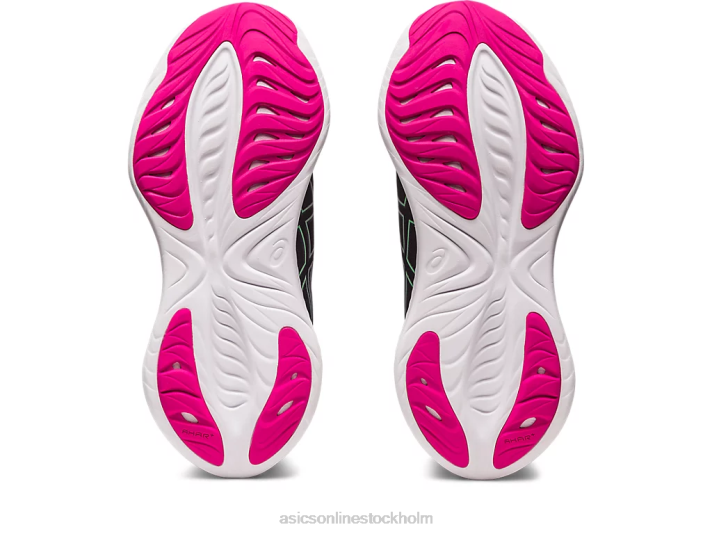 Asics gel-cumulus 25 kvinnor D6D02133 svart/rosa rave
