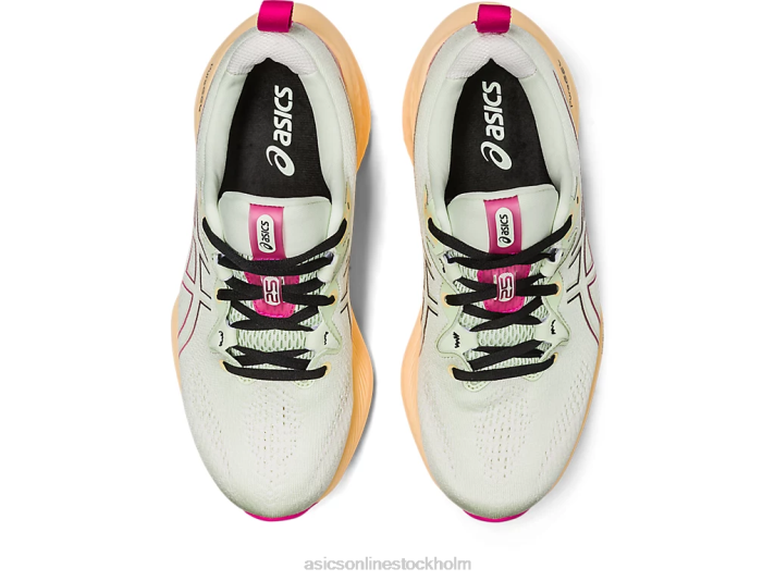Asics gel-cumulus 25 kvinnor D6D02135 viska grön/rosa rave
