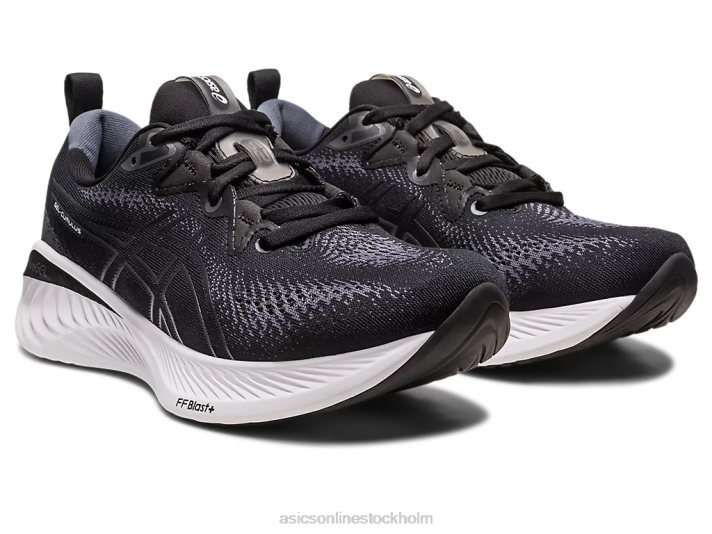 Asics gel-cumulus 25 kvinnor D6D02198 svart vit