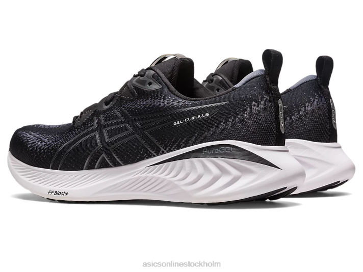 Asics gel-cumulus 25 kvinnor D6D02198 svart vit