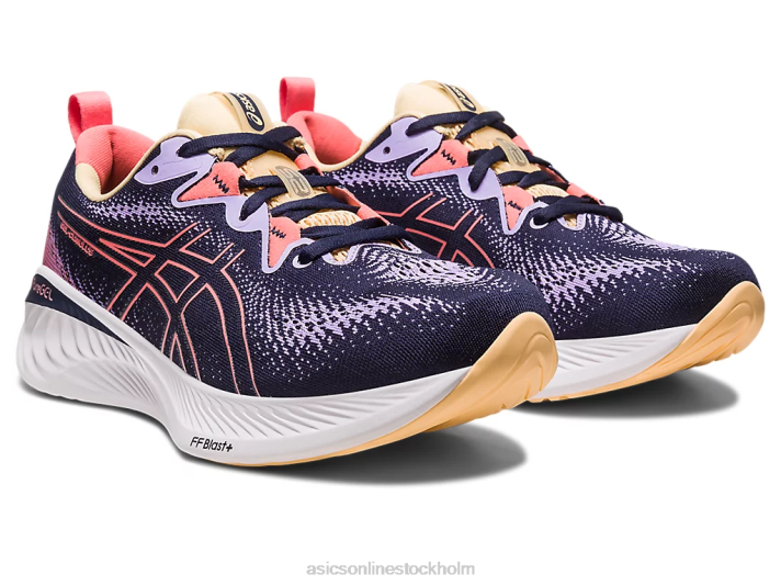 Asics gel-cumulus 25 kvinnor D6D02208 midnatt/papaja