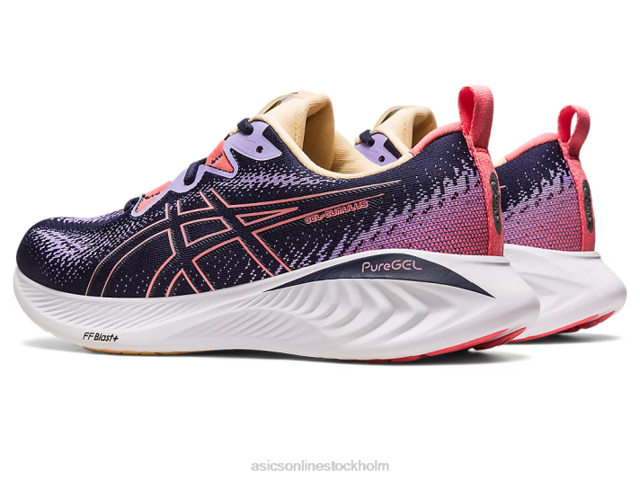 Asics gel-cumulus 25 kvinnor D6D02208 midnatt/papaja