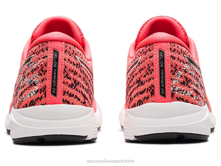Asics gel-ds tränare 26 kvinnor D6D03872 flammande korall/svart
