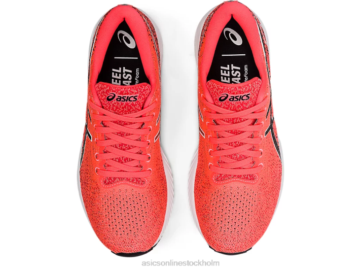 Asics gel-ds tränare 26 kvinnor D6D03872 flammande korall/svart