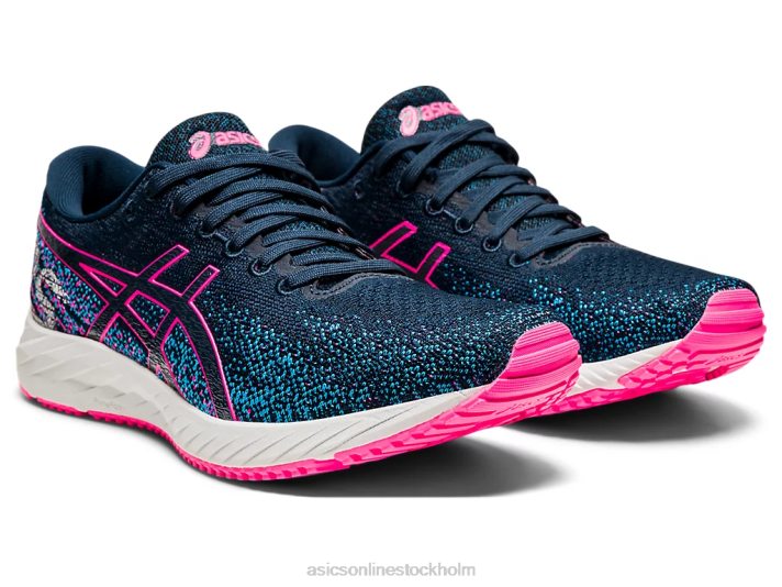 Asics gel-ds tränare 26 kvinnor D6D03925 fransk blå/het rosa