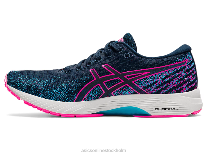 Asics gel-ds tränare 26 kvinnor D6D03925 fransk blå/het rosa