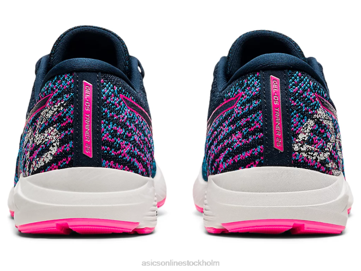 Asics gel-ds tränare 26 kvinnor D6D03925 fransk blå/het rosa