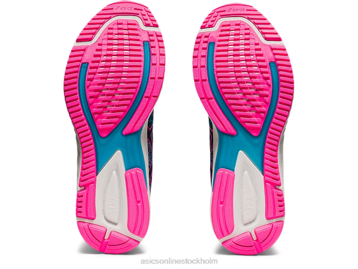 Asics gel-ds tränare 26 kvinnor D6D03925 fransk blå/het rosa