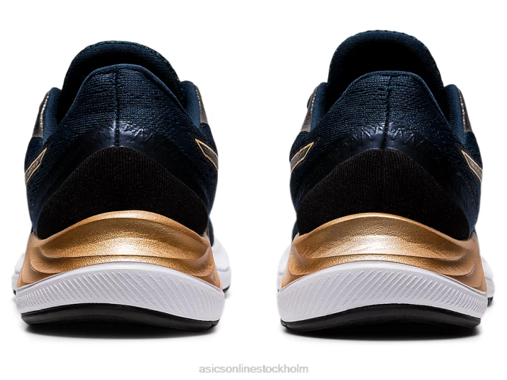 Asics gel-excite 8 bred kvinnor D6D03535 fransk blå/champagne