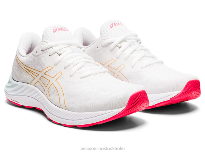 Asics gel-excite 8 kvinnor D6D03195 vit/champagne