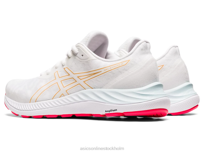 Asics gel-excite 8 kvinnor D6D03195 vit/champagne