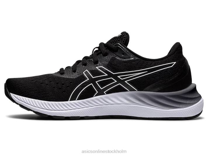 Asics gel-excite 8 kvinnor D6D03437 svart vit
