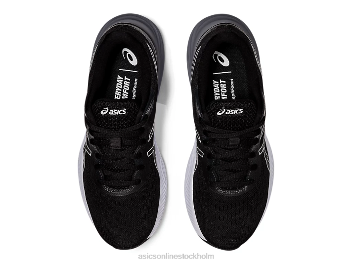 Asics gel-excite 8 kvinnor D6D03437 svart vit