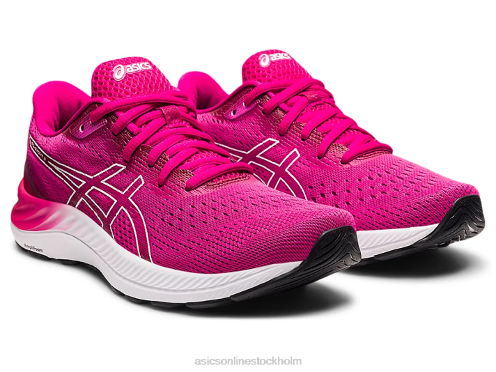 Asics gel-excite 8 kvinnor D6D03710 rosa rave/vit