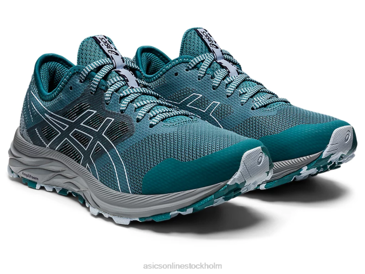 Asics gel-excite spår kvinnor D6D02851 dimmig tall/mjuk himmel